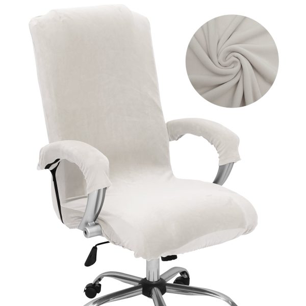 Office Chair Cover with Armrest Covers Stretch Desk Chair Cover Machine Washable Computer Office Chair Cover Easy to Install Office Chair Protector Cover Rotating Chair Covers for Office Home