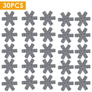 Tcwhniev 30PCS Pot and Pan Protectors,for Protecting Separating Pots Pans, Stove Protectors Set, Pans Dividers Pad, Pan Separators Protectors 3 Different Size