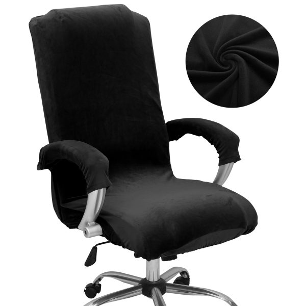 Office Chair Cover with Armrest Covers Stretch Desk Chair Cover Machine Washable Computer Office Chair Cover Easy to Install Office Chair Protector Cover Rotating Chair Covers for Office Home