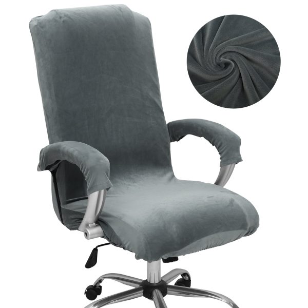 Office Chair Cover with Armrest Covers Stretch Desk Chair Cover Machine Washable Computer Office Chair Cover Easy to Install Office Chair Protector Cover Rotating Chair Covers for Office Home