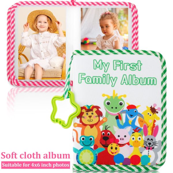 Baby Photo Album Practical First Photo Album Safe First Year Memory Album Cute Soft Cloth Photo Book Easy to Use My First Photo Book for for Newborn Toddler