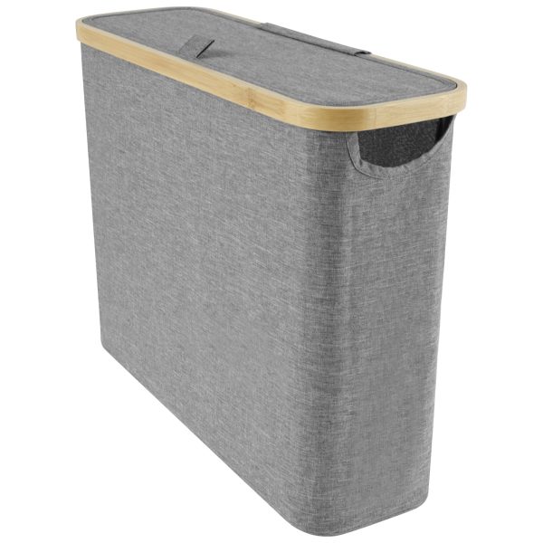 Toilet Paper Storage Basket with Lid for Bathroom Toilet Paper Storage Box Container with Handle Foldable Toilet Paper Bin Toilet Tissue Storage Bin for RV Clos Holds up to 12 Toilet Paper Roll