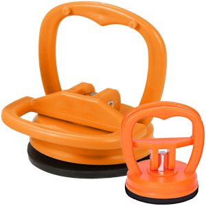 Rzvnmko Dent Puller 2Pcs 154/33LB Auto Small Dent Remover Powerful Suction Cup Handle Lifter Portable Vehicle Dent for Glass Tiles Mirror