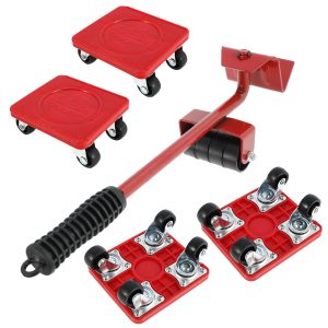 JTWEEN Heavy Duty Furniture Lifter Mover Tools Set Furniture Shifter Wheels Moving Slider Kit Moving Roller Kit Furniture Transport Set Furniture Sliders for Sofas Refrigerators