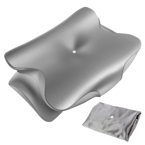 Contour Pillow Case Cover with Zipper Smooth Contour Pillowcase Soft Cervical Neck Pillow Cover Comfortable Contour Pillow Covers Machine Washable for Pillows Home