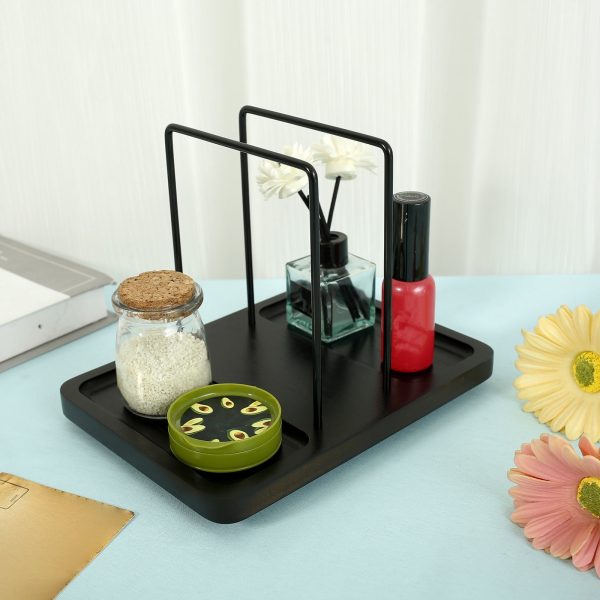 Napkin Holder for Table Rotating Napkin Holder with Salt and Pepper Shakers Caddy Multifunctional Standing Napkin Dispenser for Kitchen Countertop and Dining Table