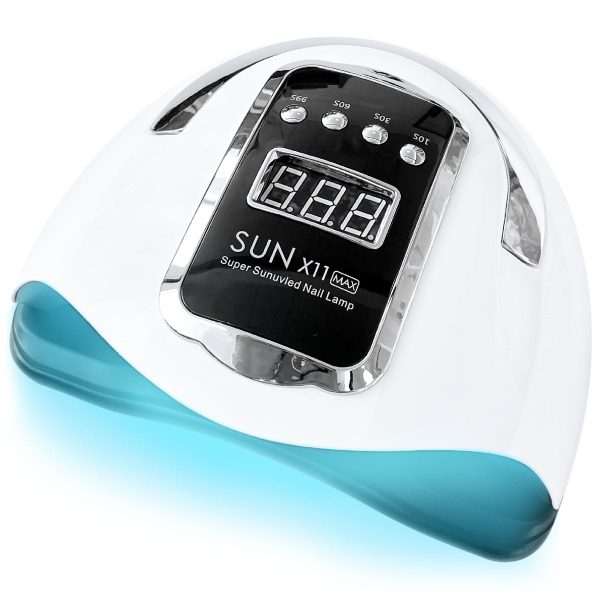 UV LED Nail Lamp, 280W UV Light for Nails, UV Lamp for Gel Nails, UV Nail Dryer LED Light for Gel Polish with 4 Timer Setting, Professional Nail Art Tools with Automatic Sensor