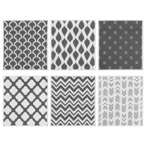 6Pcs Swedish Dishcloths Highly Absorbent Kitchen Dish Cloths Reusable Dish Towels Non Scratch Dish Rags Soft Cotton Cleaning Cloth for Washing Cleaning Scrubbing Kitchen Dishes Bathroom