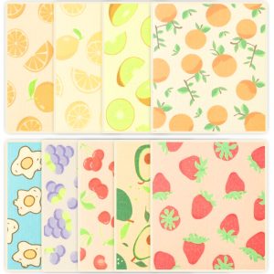 Xiyztok 9Pcs Swedish Dishcloths Lazy Dishwashing Sponge Dish Cloths Kitchen Cleaning Supply Wipes Absorbent Dish Cloth No Odor for Cleaning Home Kitchen