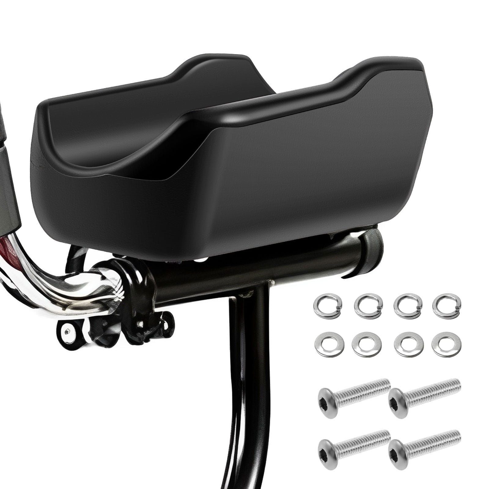 Hvxrjkn Universal Rollator Armrest Pad for Upright Walker Wear Resistant Ergonomic Rollator Forearm Pad Easy to Install Anti Deformation Rollator Arm Support Pad for Seniors