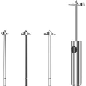 Jetcloudlive Vegetable Corer Stainless Steel Vegetable Drill with Ergonomic Nonslip Handle Multipurpose Fruit Corer for Coring and Hollowing out Potato Pear