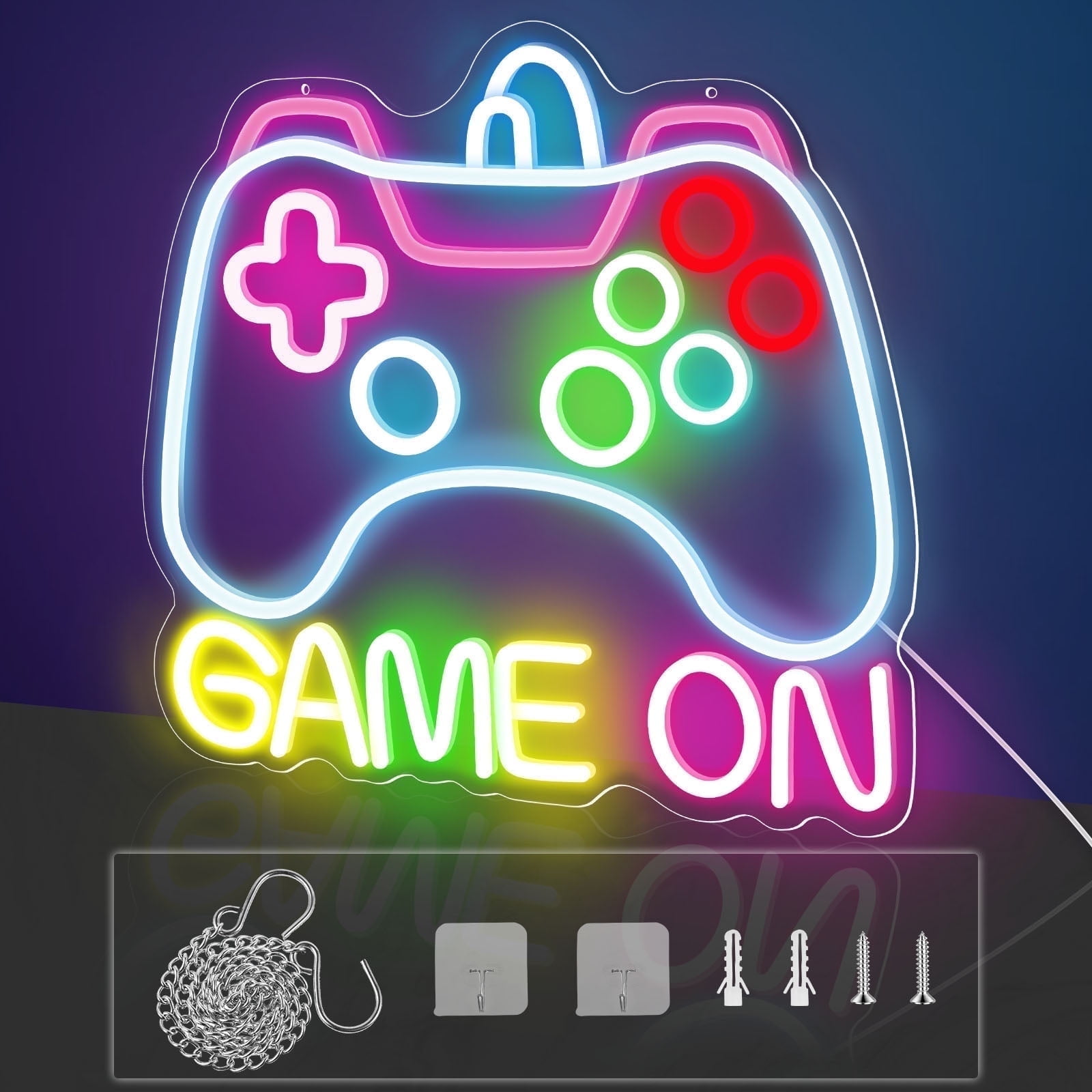 ODOMY Neon Gaming Themed 8?? X 10?? Poster 12 Pieces