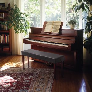 Stretch Bench Cover PU Dining Bench Cover Elegant Bench Protector Slipcover Dustproof Piano Bench Seat Cover Furniture Bench Cushion Cover for Living Room Bedroom Dining Room Hotel