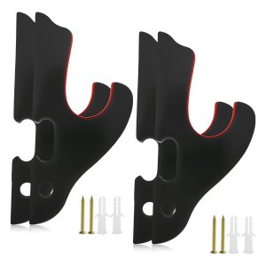 2Pair Plastic Wall Mounted Sword Rack Stable Support Sword Display Hanger Space Saving Katana Stand Easy to Install for Home