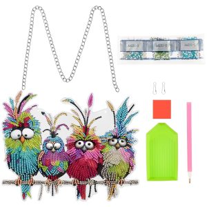 Diamond Art Hanging Kit DIY Diamond Art Painting Double Sided Diamond Art Craft Kit Easy Hanging Diamond Art Painting Diamond Art Ornament for Living Room Bedroom