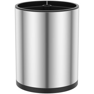 Utensil Holder 360?? Rotating Kitchen Utensil Holder Large Stainless Steel Utensil Organizer Detachable Utensil Caddy 3 Compartments Cutlery Holder for Kitchen Counter