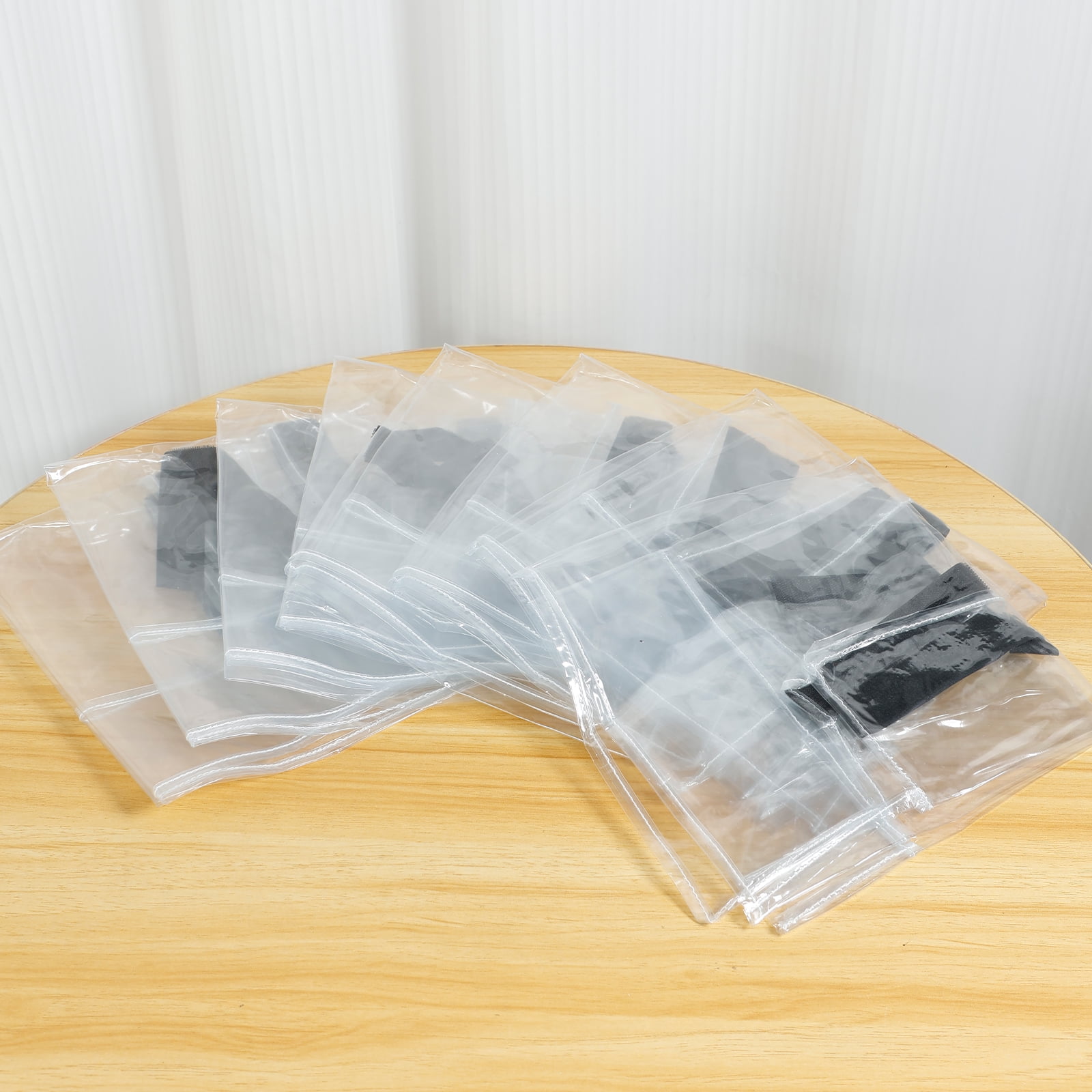 2/8Pcs Plastic Chair Covers Transparent PVC Dining Chairs Protector Waterproof Chairs Cover Scratch Resistant PVC Seats Protector Kitchen Chair Seat Covers for Chairs Seats