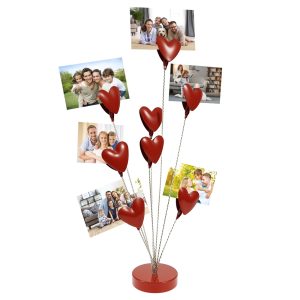 Photo Tree Holder Clip 8 Branch Photo Tree Holder Adjustable Branch Picture Stand with Crocodile Clip for Home