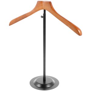 T Shirt Display Stand Metal T Shape Display Holder Adjustable Height Clothes Display Holder Easy to Attach and Detach Outfits Hangers Suitable for Home Use