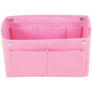 Purse Organizer Insert Felt Lightweight Handbag Organizer Portable Inside Purse Insert for Handbag Tote Bag Trip