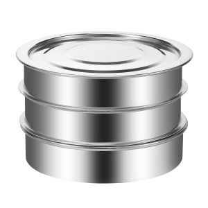 Sprouts Growing Kit Stainless Steel Sprouting Kit Stackable Seed Sprouting Tray Easy to Use Bean Sprouts Grow Kit Mesh Sprouting Trays Seed Sprouting Kit for Beans Peas