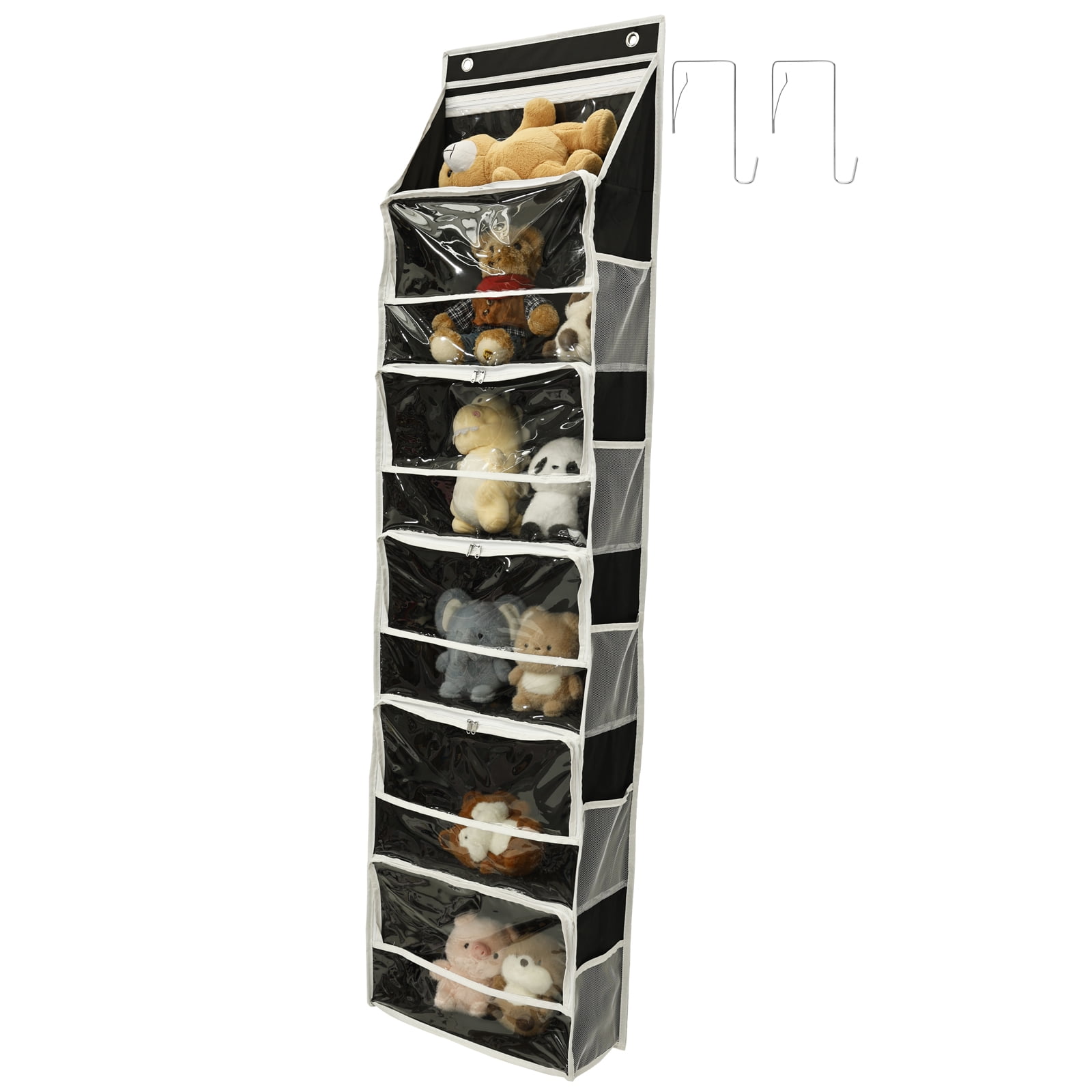 Hanging Yarn Storage Organizer with 6 Independent Compartment Thickened Large Capacity Yarn Holder for Crochet Tool Transparent