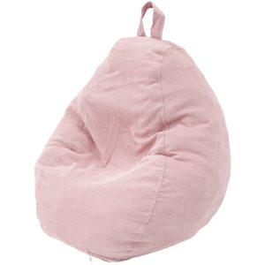Bean Bag Chair Cover Soft Corduroy Bean Bag Cover Plush Toys Organizer Holder Comfortable Beanbag Chairs Cover with Handle Stuffed Animal Bean Bag Storage for Kids Adults Plush Toys