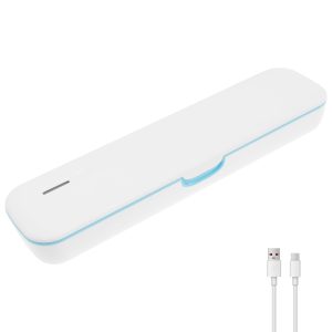 Toothbrush Sanitizer Case Kit Easy to Use Portable Toothbrush Container Cover Set Firm Tooth Brush Travels Case with Lid for Your Bathroom