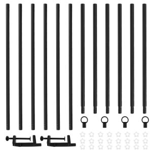 Adjustable Table Arch Hanging Metal Over The Table Rod Stand Easy to Install Use Adjustable Table Arch Hanging Safe Secure Over The Table Rod Stand Suitable for Parties