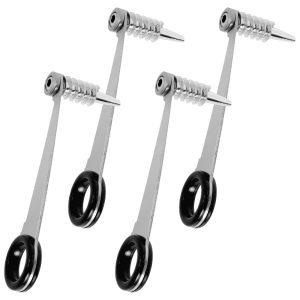 4 Pcs Stainless Steel Spiral Cutter Spiral Cutter Gadget with Ergonomic Handle Multi Purpose Vegetable Spiralizer for Cucumber