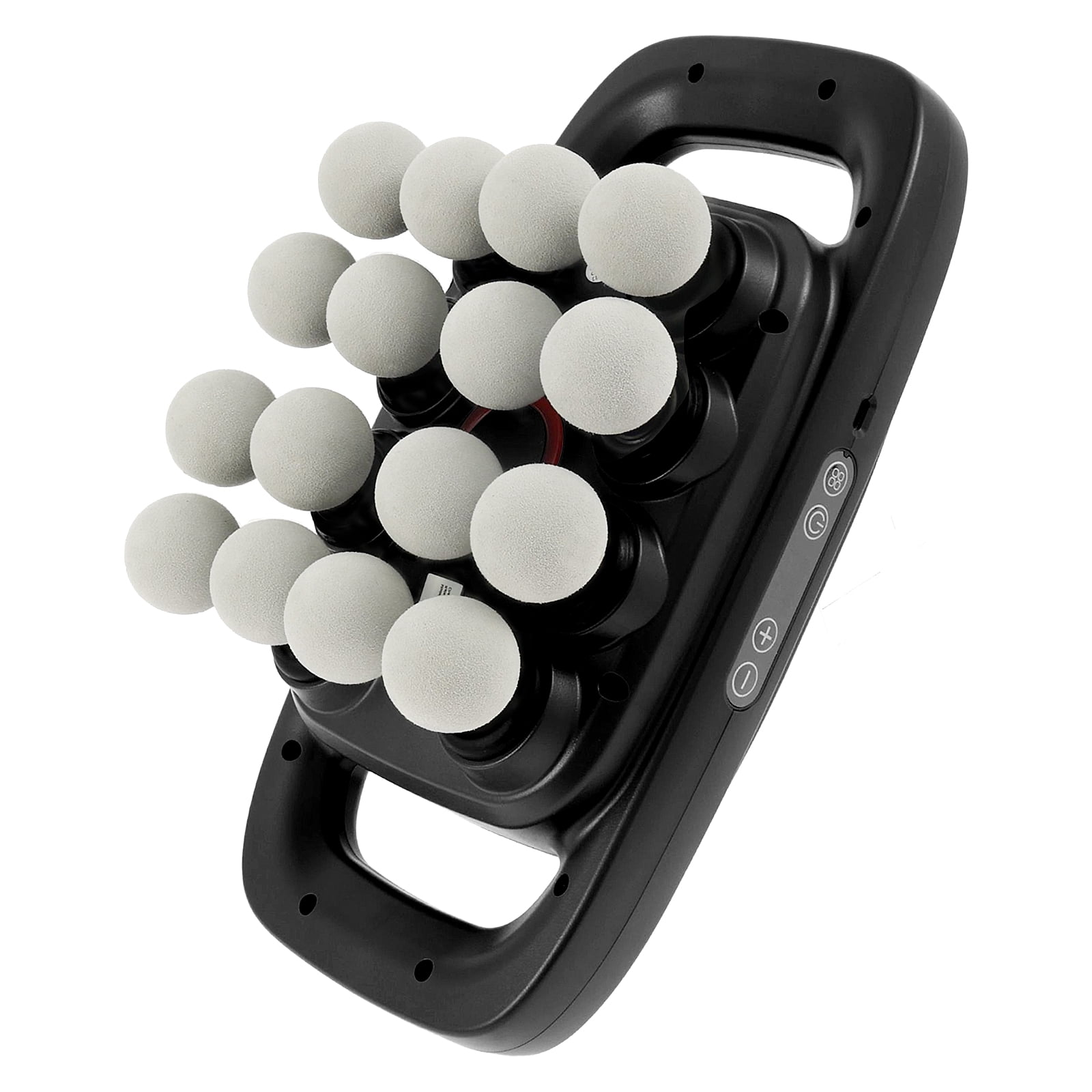 16 Heads Electric Muscle Massager Quiet Deep Tissue Massage Tool with 3 Modes 30 Intensities Percussion Massager for Legs Waist Relax