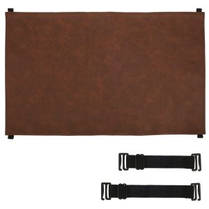 Headrest Cover Faux Leather Recliner Headrest Protector Waterproof Recliner Headrest Cover Easy to Install Chair Arm Headrest Covers with Elastic Straps for Furniture Sofa Couch