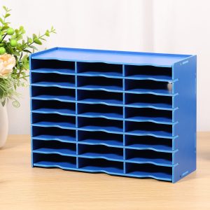Ink Pad Holder 12/24/48 Slots Space Saving Stamp Pad Storage Organizer Waterproof Ink Mat Storage Rack Painting Tray Rack for Crafts Supply