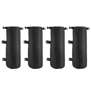 Weight Bags,Tcwhniev 4 X Large Gazebo Foot Leg Pole Sandbag Weights Marquee Market Stall Sand Bags, Leg Weights for Pop Up Canopy Weighted Feet Bag Sand Bag