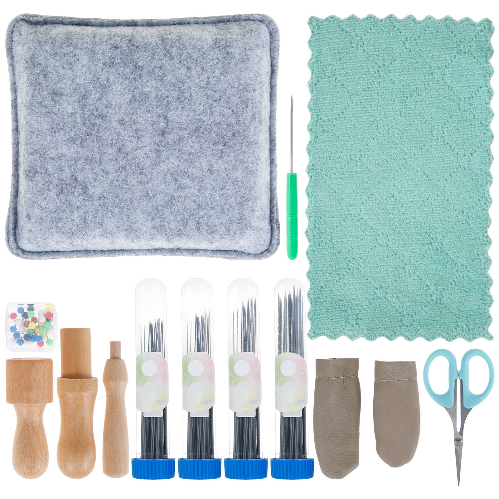 113Pcs Needle Felting Tool Kit DIY Wool Felt Needling Tool Kit Needle Felt Starter Kit DIY Needle Felting Supplies Complete Needle Felting Kit with Wool Felt Pad for Beginners