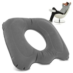 BUTORY Inflatable Seat Cushion,Butt Lift Pillows for Home Car Office Chair Wheelchair,Chair Cushion Relieves Tailbone Back Coccyx Hemorrhoid Sciatica Pain
