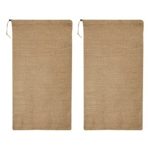 2 Pcs Tree Covers Reusable Tree Protection Covers Burlap Winter Tree Cover Bags with Drawstring Multifunctional Tree Frost Protection Covers for Outdoor Garden Trees Shrubs