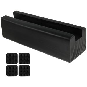 Wooden Floor Mirror Stand Nonslip Floor Mirror Support Base Portable Floor Mirror Holder Makeup Mirror Bracket Floor Mirror Rack Wood Artwork Holder Rack for Floor Mirror Artwork