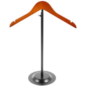T Shirt Display Stand Metal T Shape Display Holder Adjustable Height Clothes Display Holder Easy to Attach and Detach Outfits Hangers Suitable for Home Use