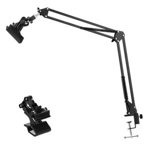 Embroidery Stand Metal Embroidery Hoop Holder Adjustable Embroidery Frame Holder 360?? Rotatable Embroidery Hoop Stand Cross Stitch Stand for Needlepoint Crafts Tablet Phone