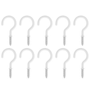 Sutowe Ceiling Screw Cup Hooks Hanging Heavy Duty Screw-in Outdoor Indoor Plants Garage