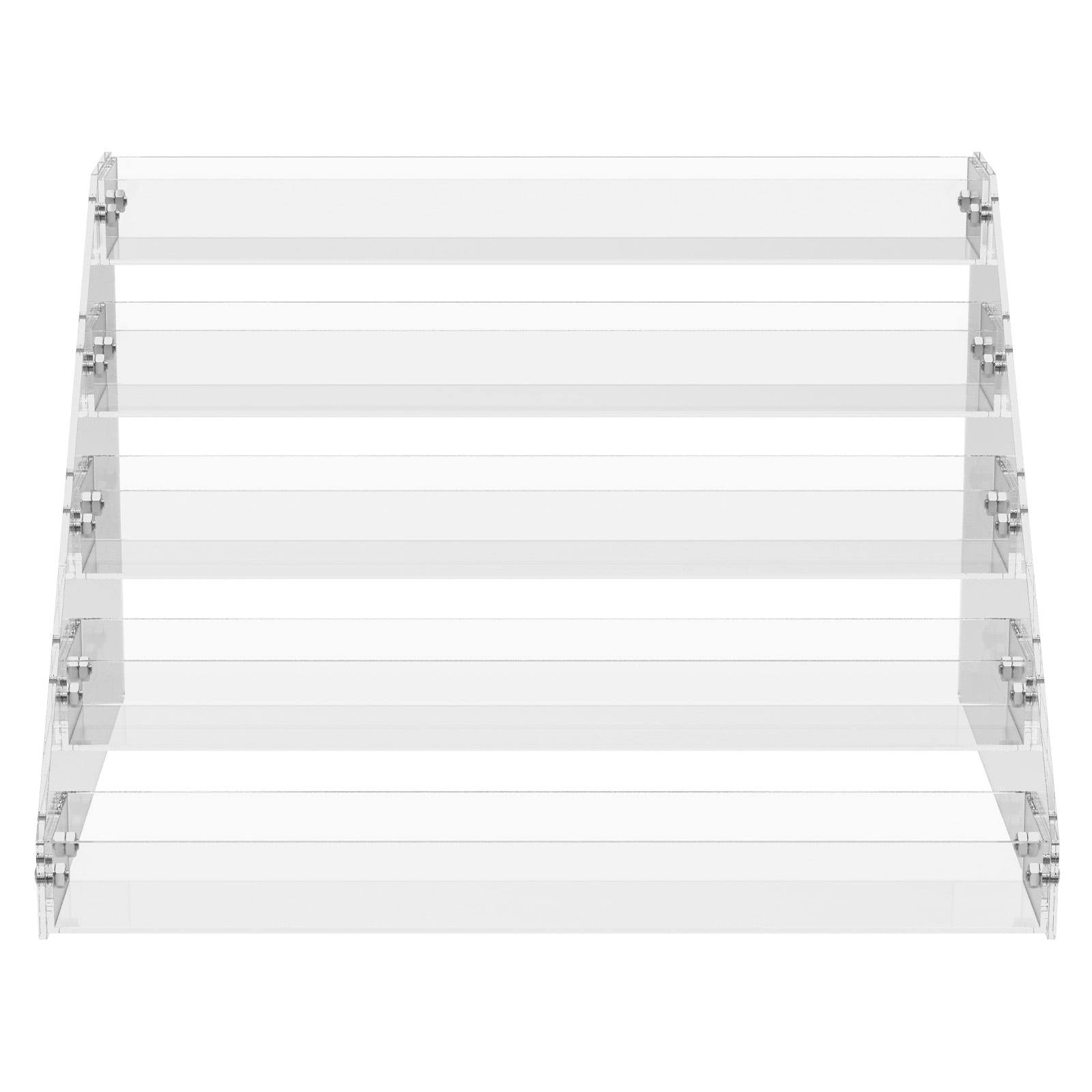 Acrylic CD Display Stand Transparent Robust Desktop Storage Shelf Large Capacity CD Display Shelf Easy to Install DVD Case Storage Shelf Multi Level Display Shelf Suitable for Desks