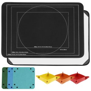 Puzzle Board Mat Set Easy to Store Versatile Jigsaw Board with Sorting Tray Sturdy Dust Proof Puzzle Sorting Tray for Your Kid