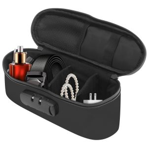 Lockable Storage Toy Bag Waterproof Portable Lockable Box Organizer Container Easy to Sort Firm Locking Storage Organizer Case for Traveling