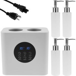 Massage Oil Warmer with Display Elegant Massage Oil Lotion Warmer Adjustable Constant Temperature Body Lotion Heater Easy to Use for SPA Home Therapist
