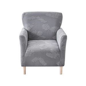 Full Wrap Style Printed Reclining Chair Protector Pet Friendly Elastic Armchair Slipcover With Side Pocket for Living Room Bedroom