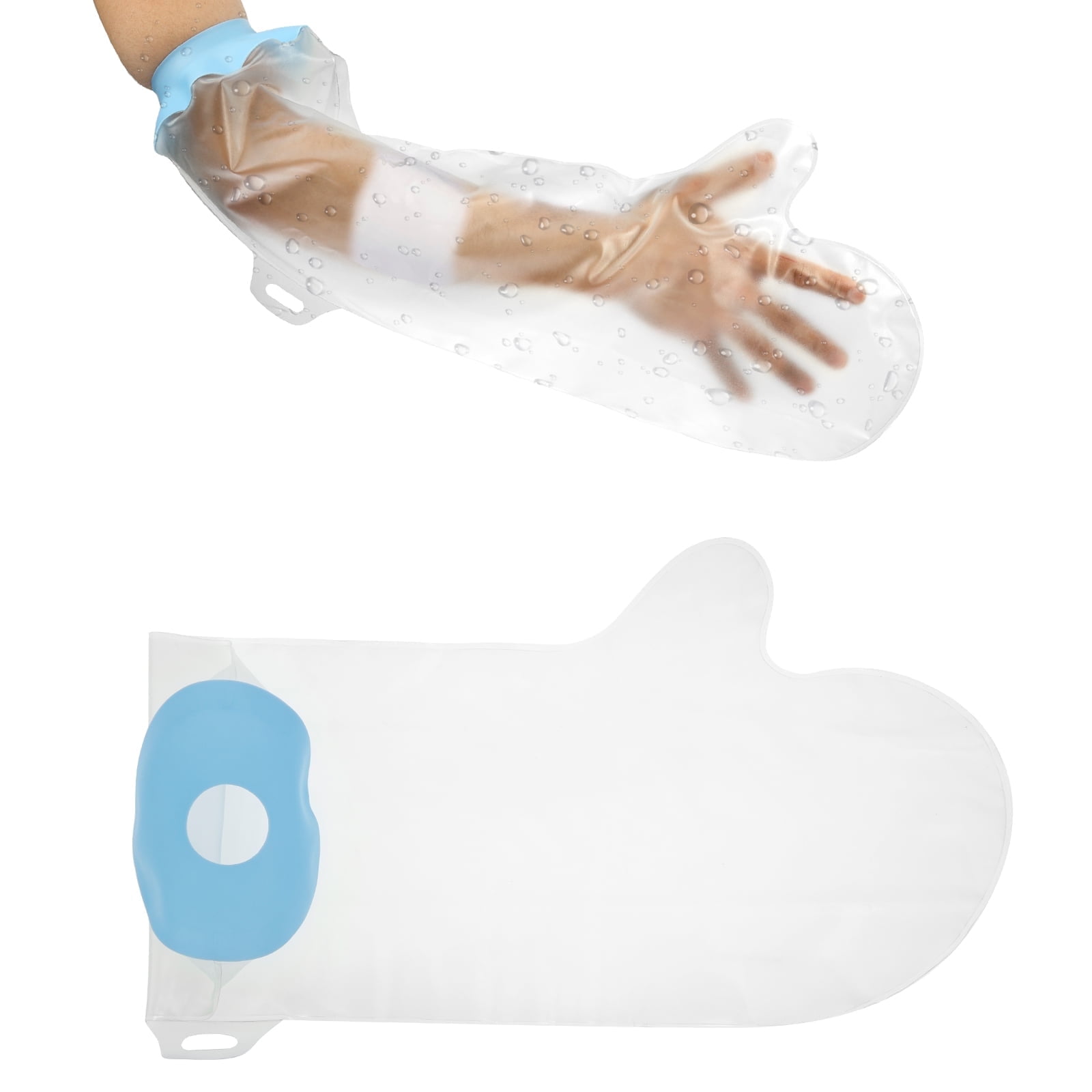 2Pcs Cast Cover Waterproof Reusable Shower Arm Cast Cover Soft and Comfortable Shower Protector for Showering Bathing Swimming