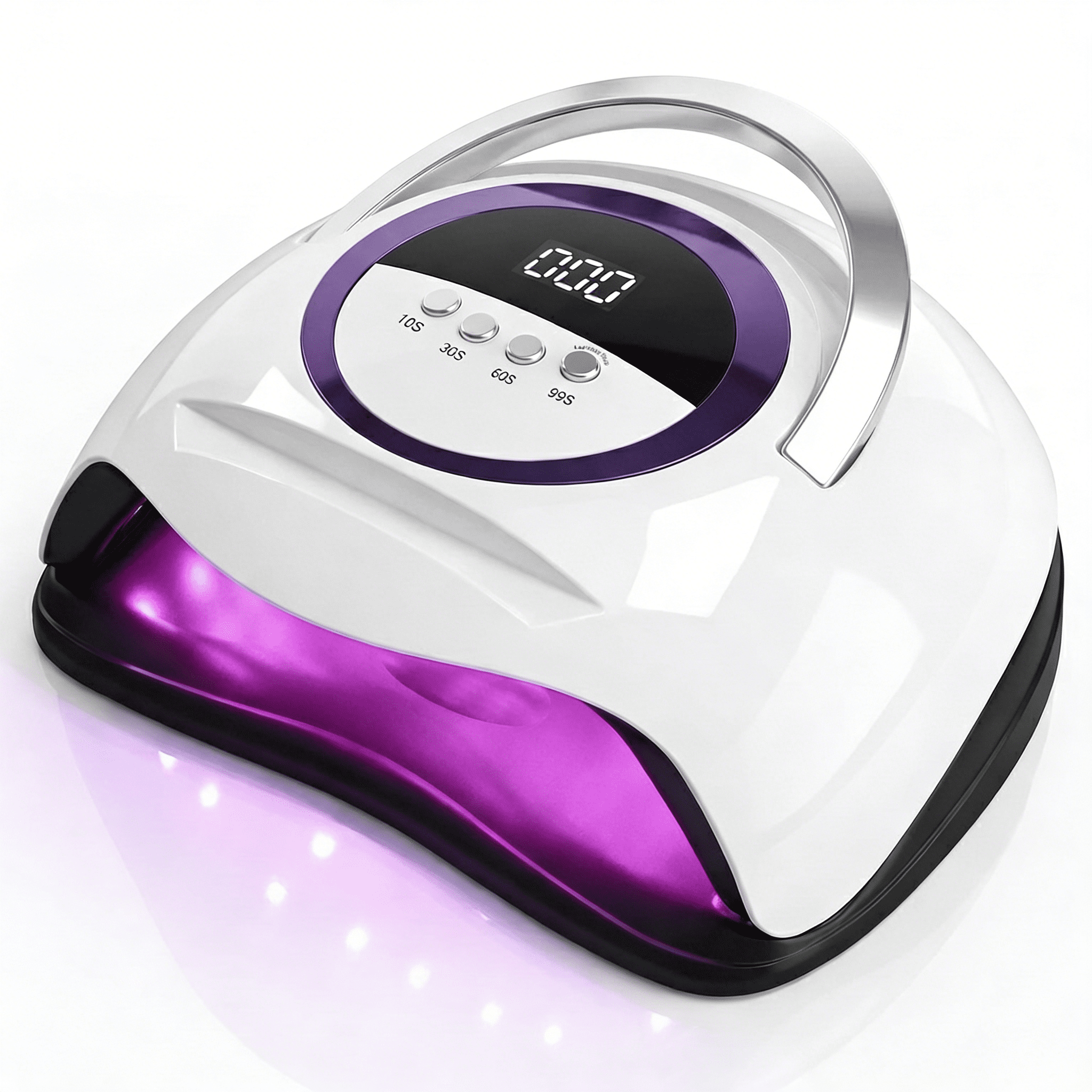 LED Nail Lamp 300W Nail Dryer for Gel Polish with LCD Display Auto Sensor and 4 Timer Setting Professional Curing Lamp Light with 72 Beads for Salon and Home