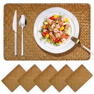 2 Pcs Heat Resistant Mat for Food Warming Mats Foldable Countertop Protector Pad for Air Fryer and Coffee Maker