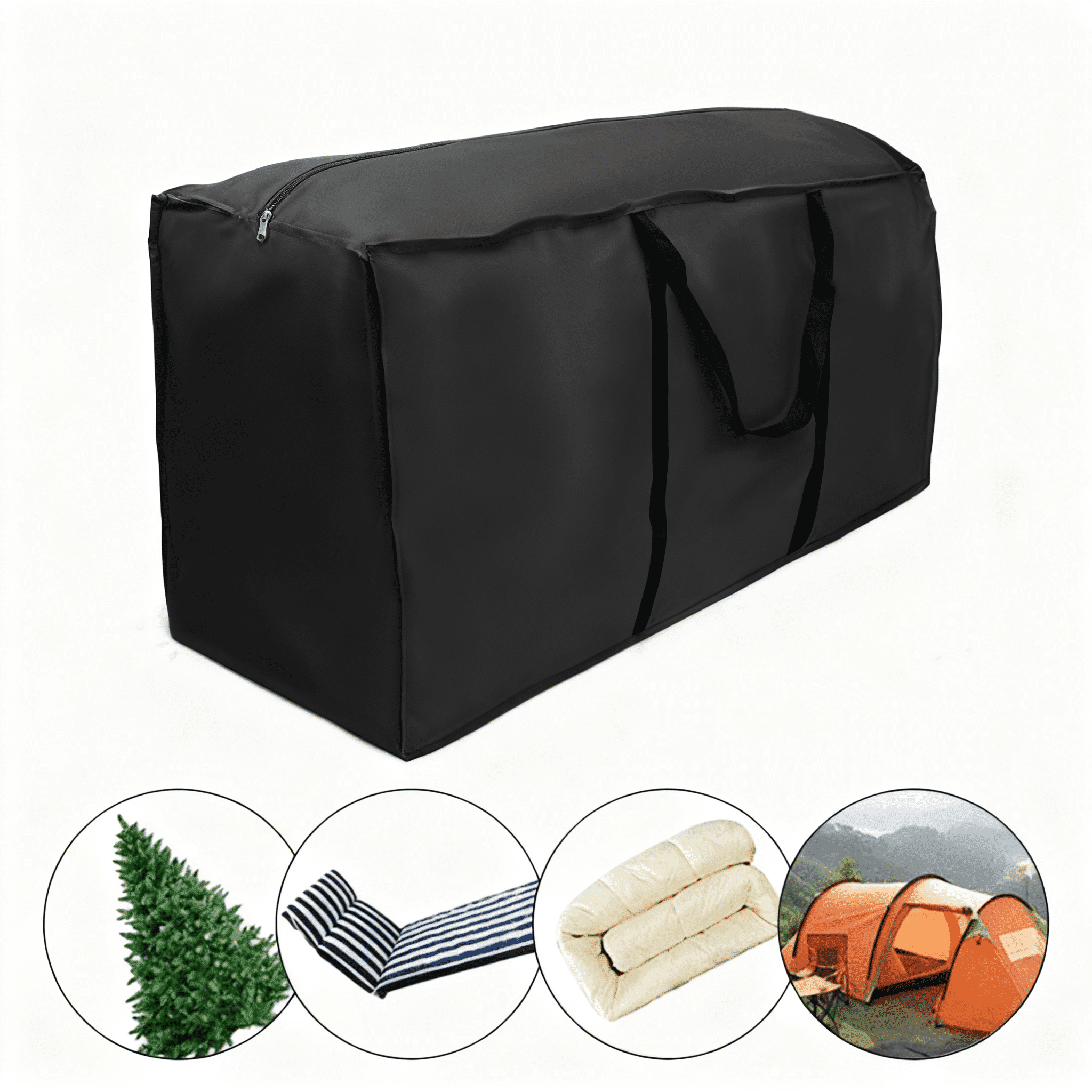 Tcwhniev Christmas Tree Storage Bag, Fits Up to 9 Ft Artificial Trees, Extra Large 68" L, Durable Water Resistant Fabric with Handles